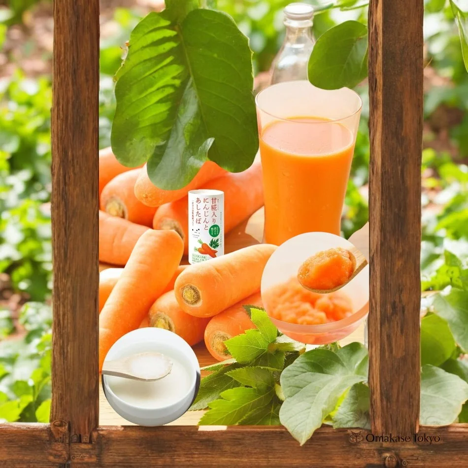 Carrot and Ashitaba Juice with Sweet Koji 18 Bottles Pack - Image 2