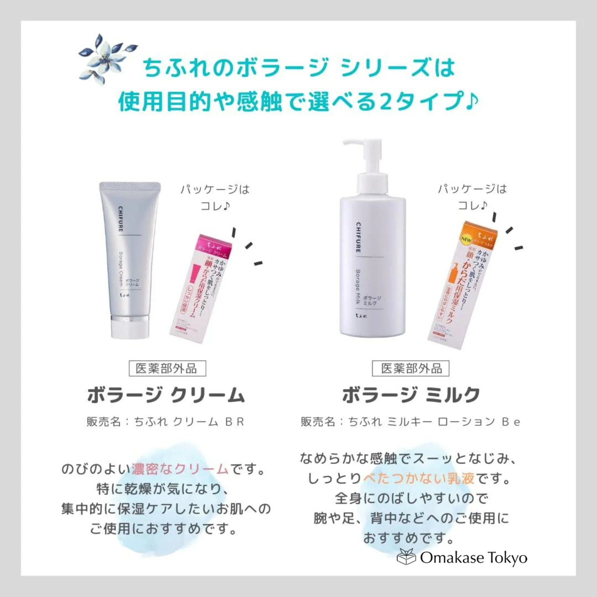 Chifure Quasi-Drug Borage Milk 200ml Unscented Skincare 1 Piece - Image 4