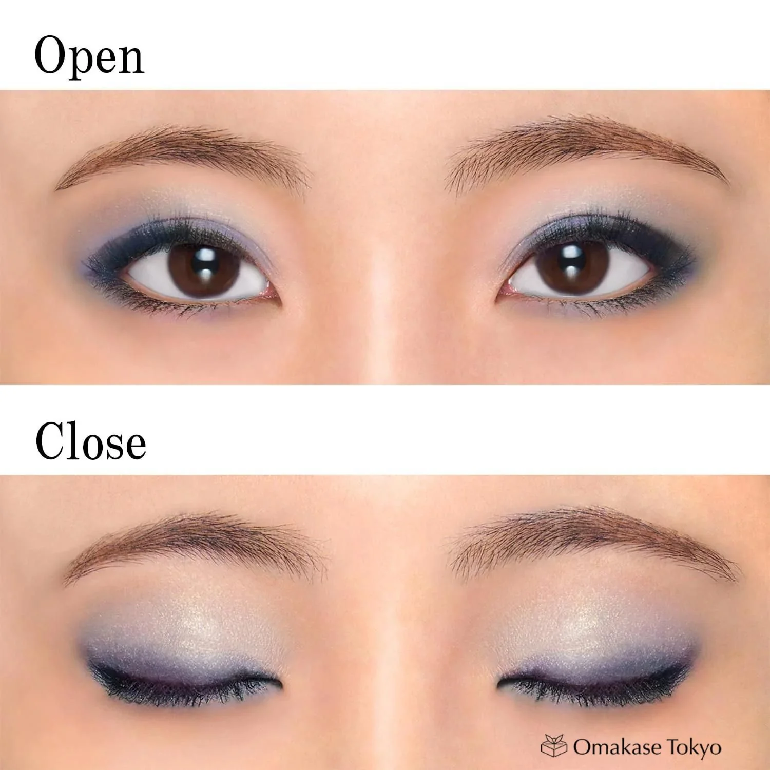 Chifure Twin Color Eyeshadow 93 Blue Blendable Long-lasting Eye Makeup - Image 3