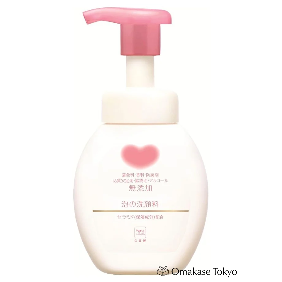 Cow Brand Additive-Free Foaming Face Wash with Pump 200ml