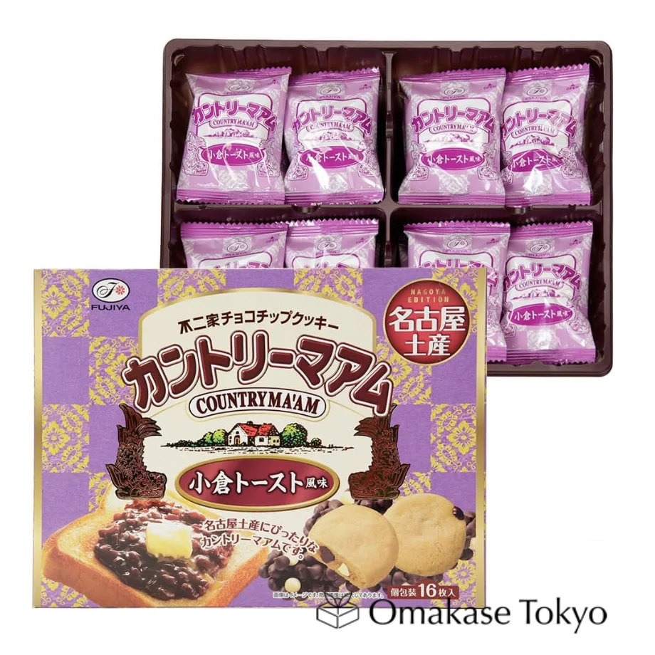Fujiya Nagoya Limited Country Ma'am Ogura Toast Flavor 16 Pieces