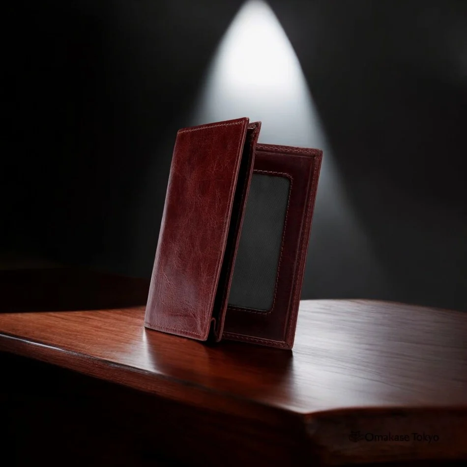 Harewith Genuine Leather Business Card Holder - Image 3