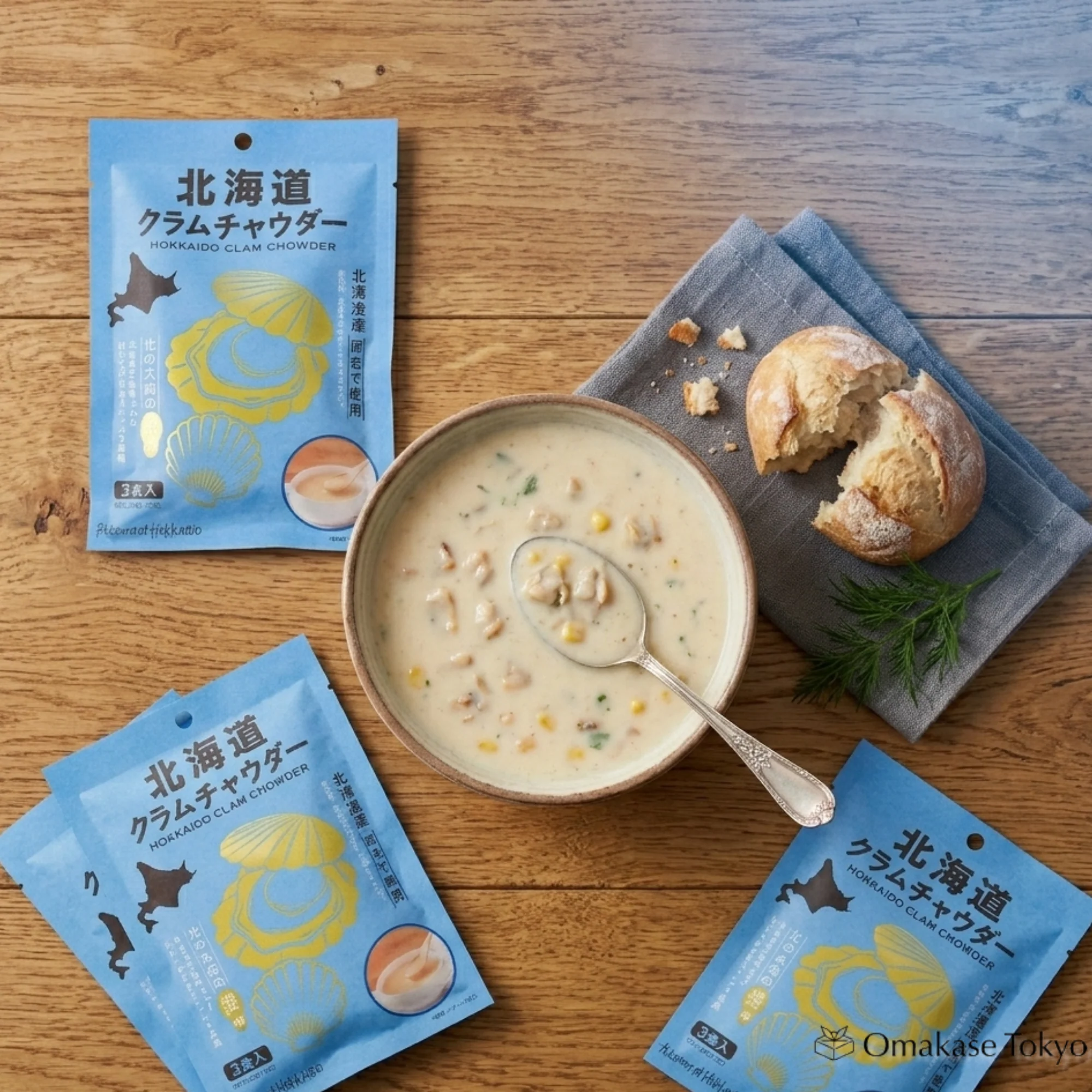 Hokkaido Clam Chowder (3 Servings x 3 Pack) - Image 3