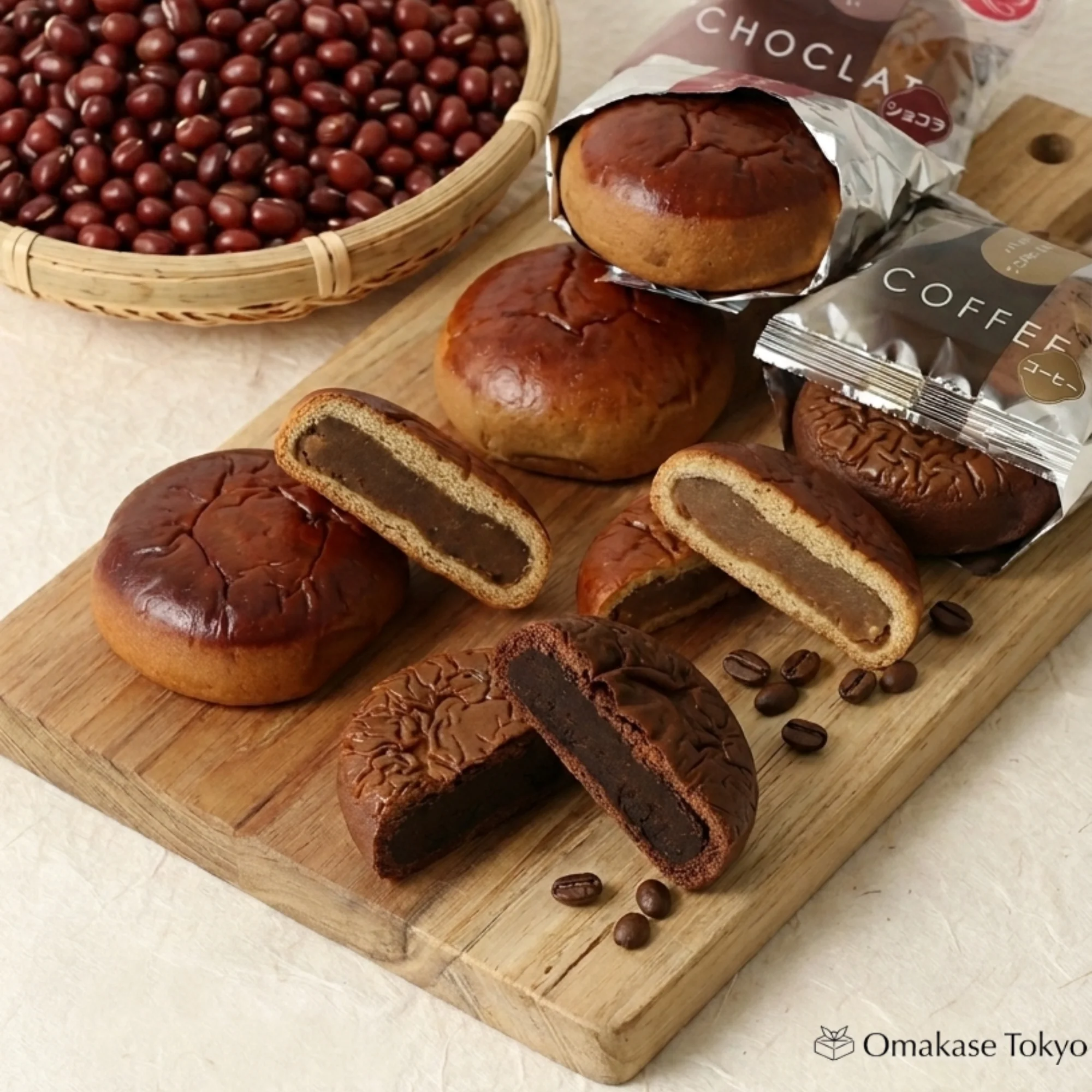 Hokkaido Tsukisamu Anpan 5 Piece Assorted Set (Coffee & Chocolate) - Image 2