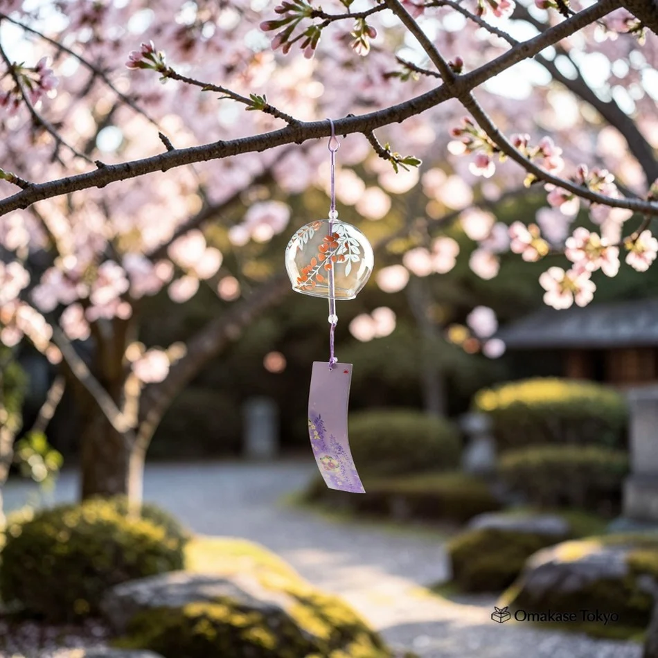 Japanese Glass Wind Chime - Image 5