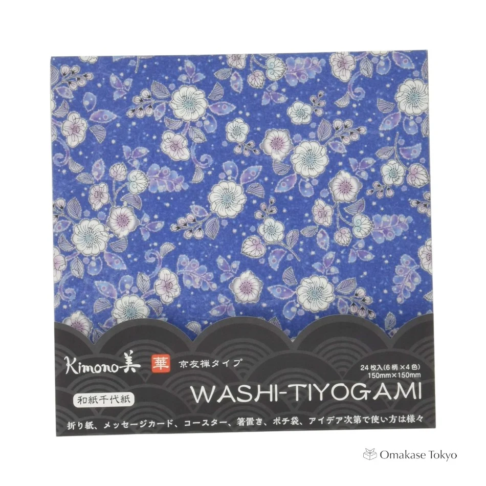 Japanese Washi Chiyogami Hana Kyo Yuzen Type2 - Image 4