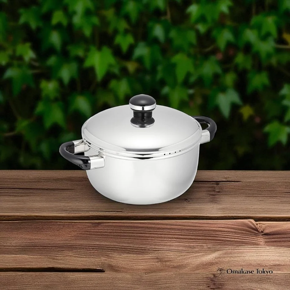 Jutoku Double-Handled Pot 22cm