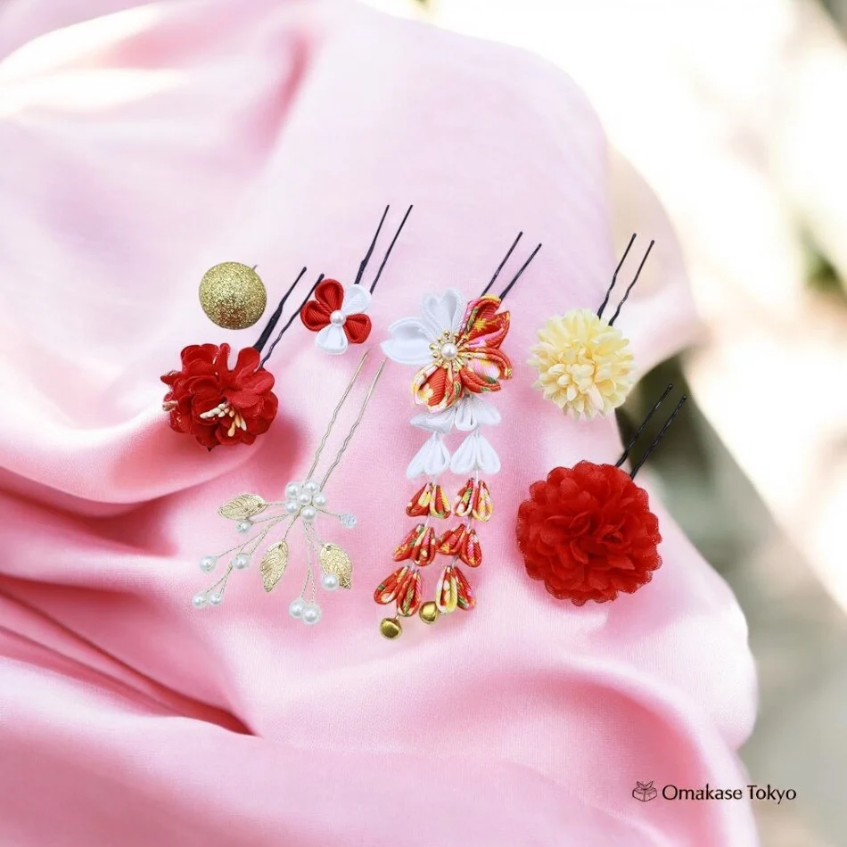 JZOON Tsumami Craft Hair Ornaments - Image 2