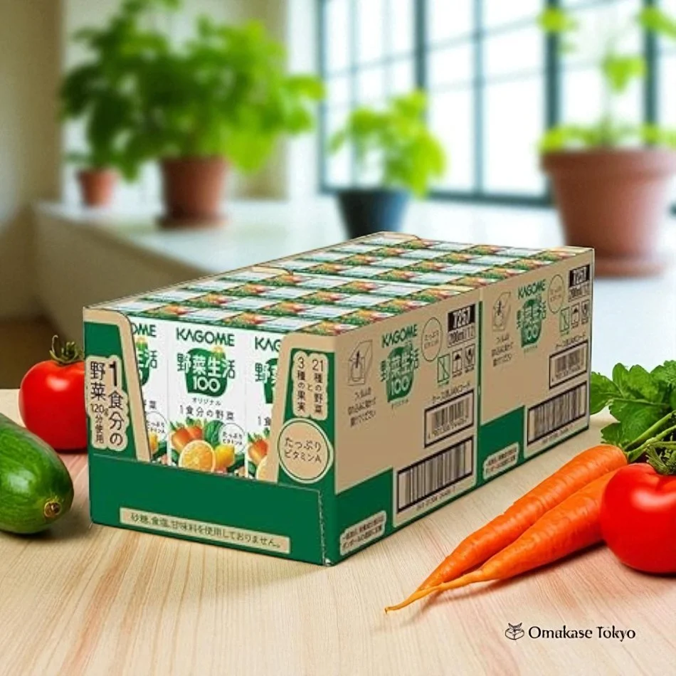 Kagome Veggie Drink 100 Original-24 Bottles - Image 2