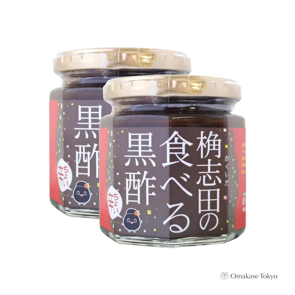 Kakuida Choi Kara 3 year aged Little Spicy Hot Edible Black Vinegar 180g 2set - Image 3