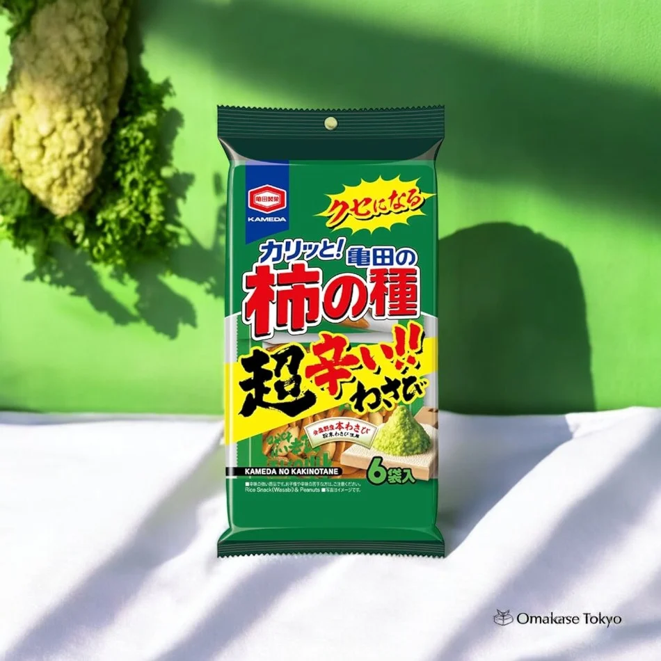 Kameda Kaki no Tane Super Spicy Wasabi 6 Bags