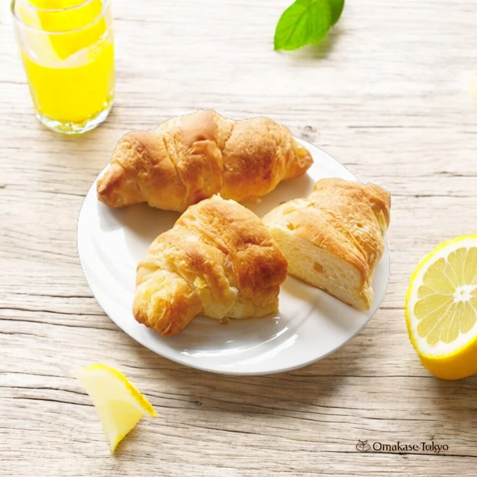 Kanda Satsukido Salted Lemon Croissants Long Life Japanese Bread 12set - Image 2