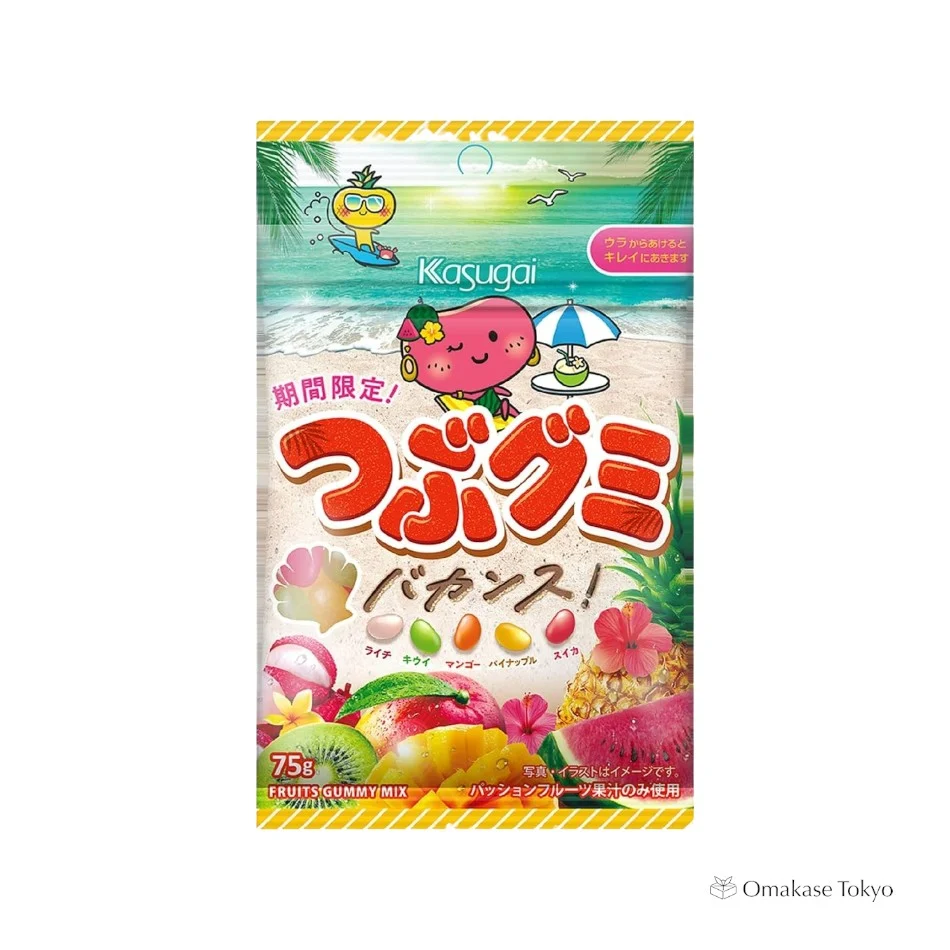 Kasugai Seika Tsuzu Gummy Vacance, 6 bags - Image 2