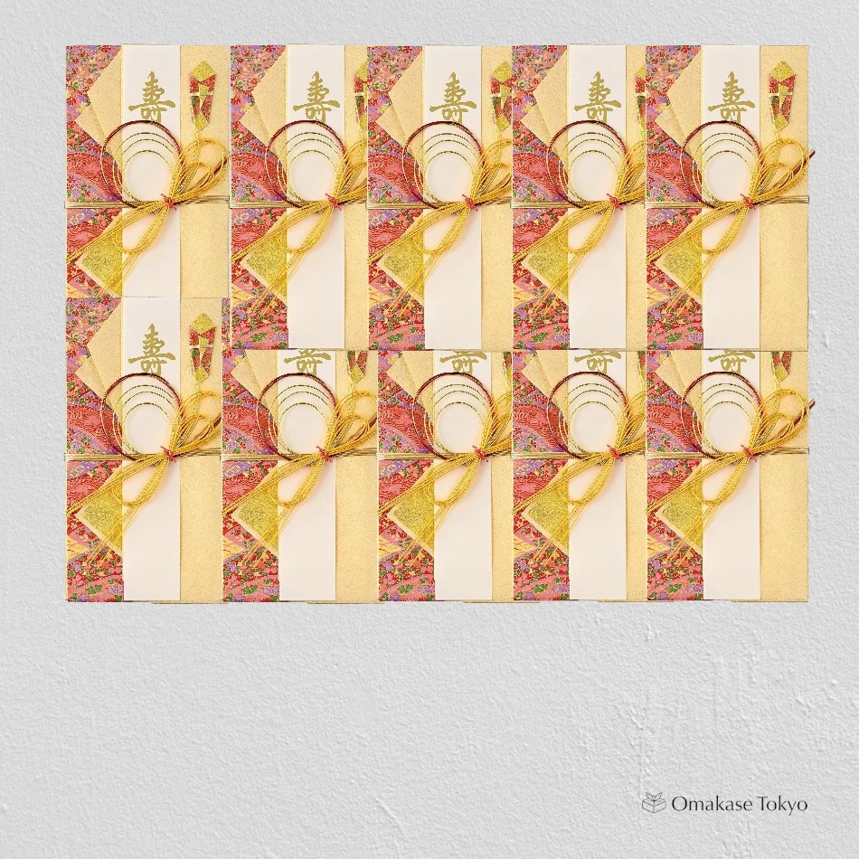 Maruai Wedding Celebration Envelope – Hiyori Red