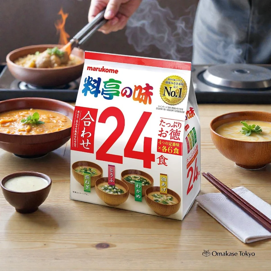 Marukome Miso Soup 6 Packs 24 Servings - Image 3