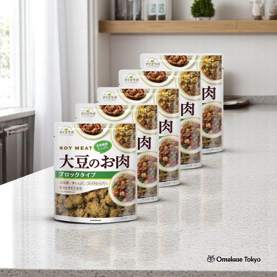 Marukome Soybean Labo Soy Meat Block Type 5 Packs