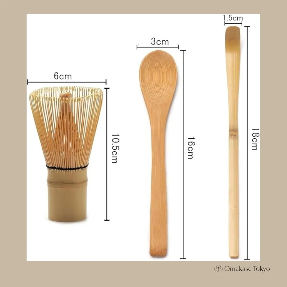 Matcha Ceremony Set Bamboo Chasen & Chashaku - Image 2