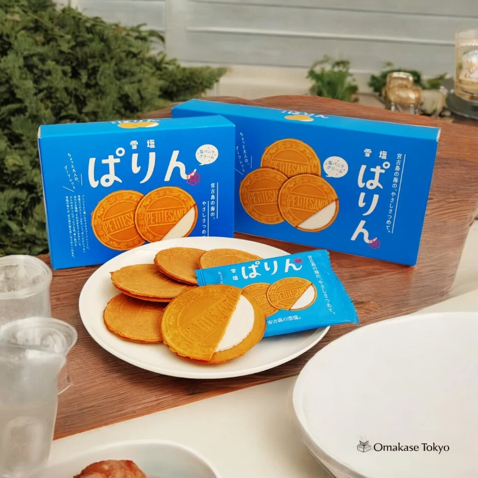 Miyako Island Snow Salt Vanilla Cream Gaufrette - Image 2