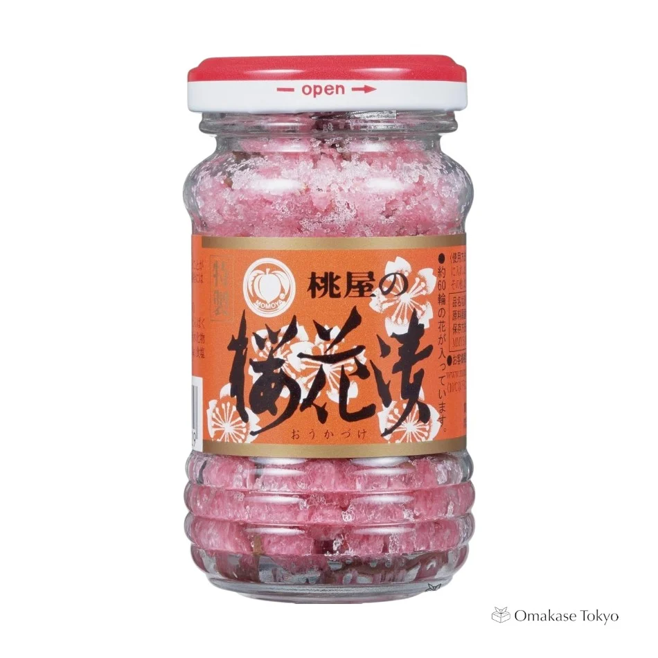 Momoya Sakurazuke Salt Pickled Sakura Cherry Blossoms 60g - Image 2