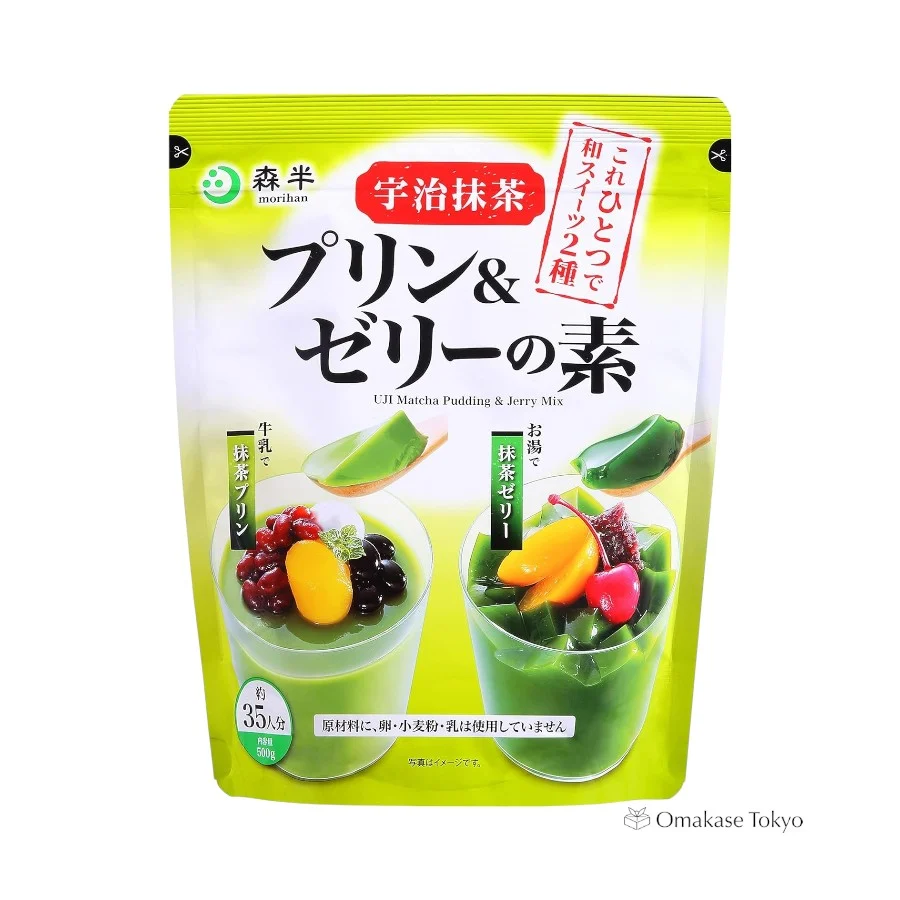 Mori Han Uji Matcha Pudding & Jelly Ingredients - Image 2