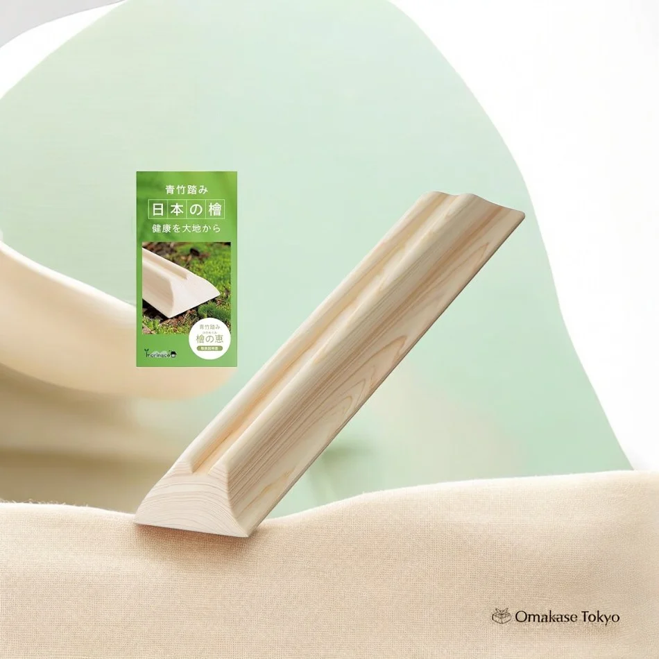 morinace Japanese Green Bamboo Step Foot Massage Mat