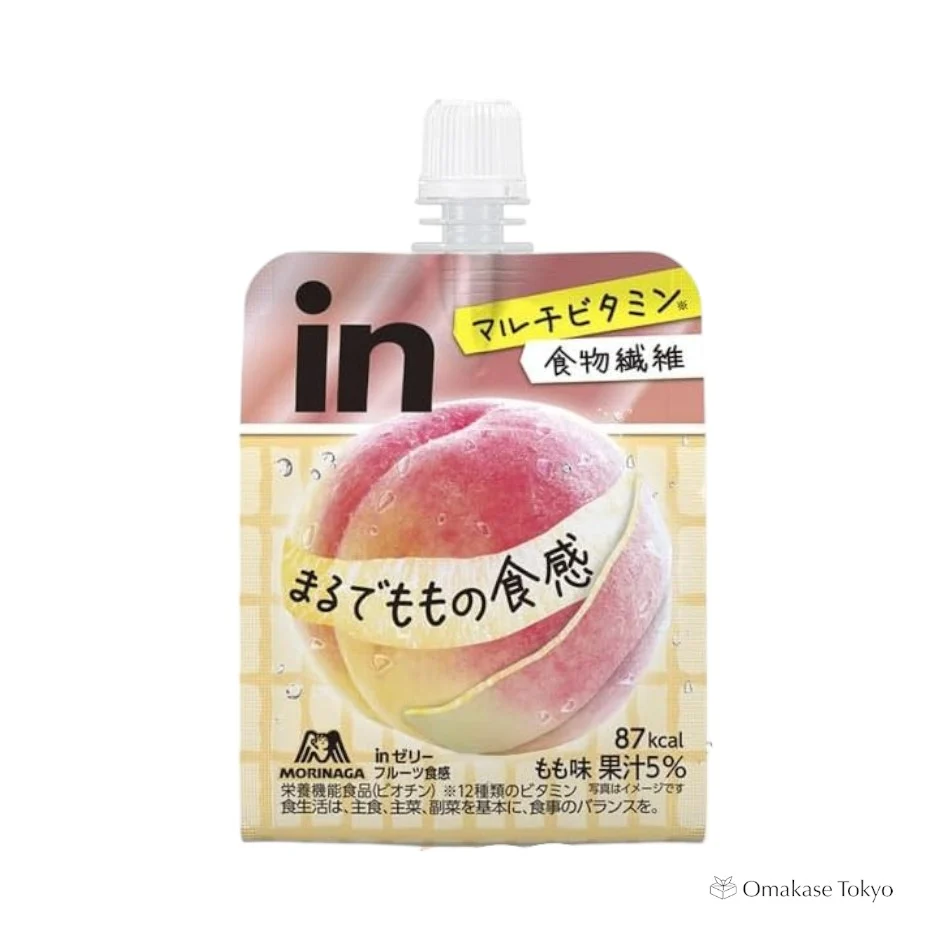 Morinaga In Jelly, Fruit Texture Peach, 6 Pieces - Image 2