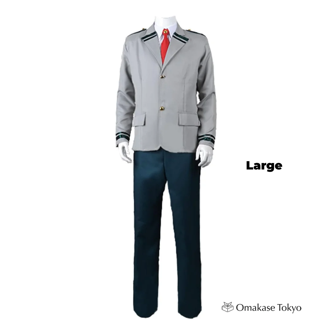 My Hero Academia Izuku Midoriya Cosplay Costume with Wig, U.A. HS Uniform Set - Image 2