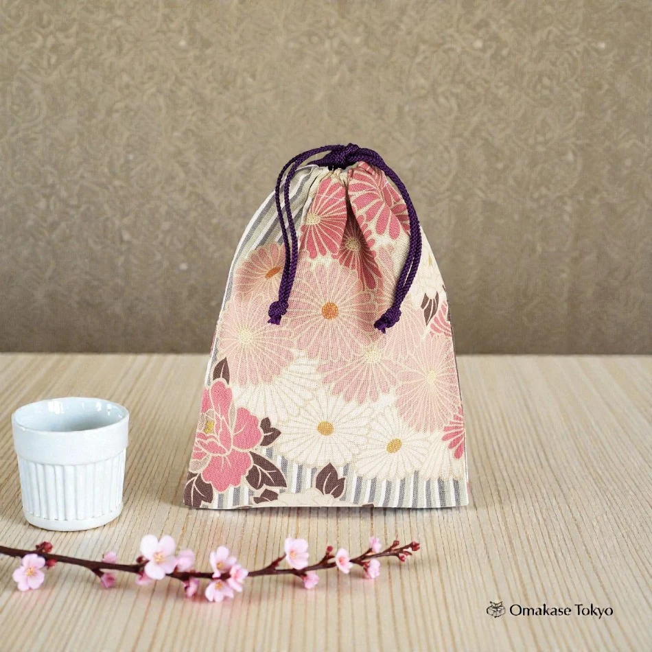 Noren Original Drawstring Bag – Japanese Pattern - Image 2