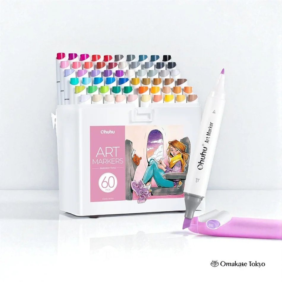 Ohuhu Kaala Series Illustration Markers- 60 Colors
