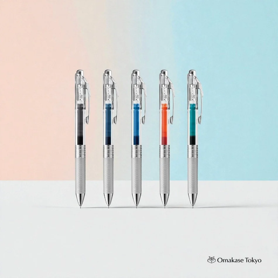 Pentel EnerGel Infree Gel Pen 5-Color Set