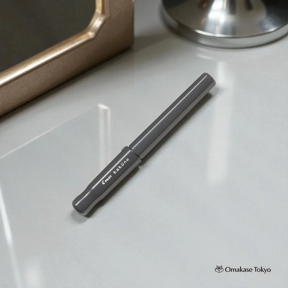Pilot Kakuno Fountain Pen – Gray Fine Point