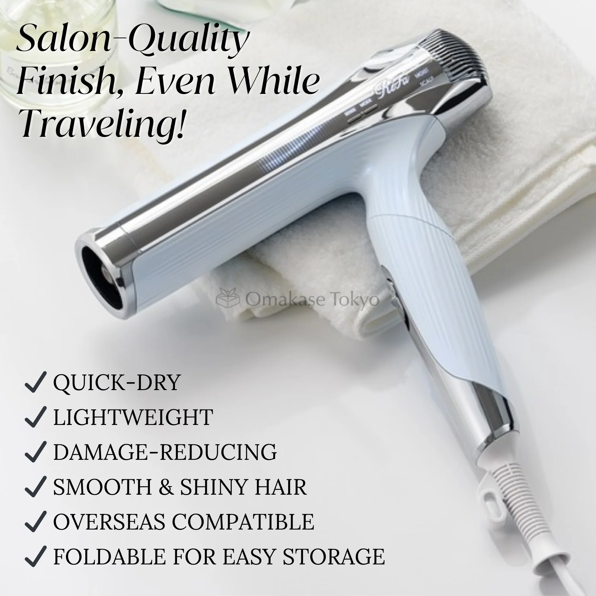 ReFa Smart Hair Dryer W White - Image 3