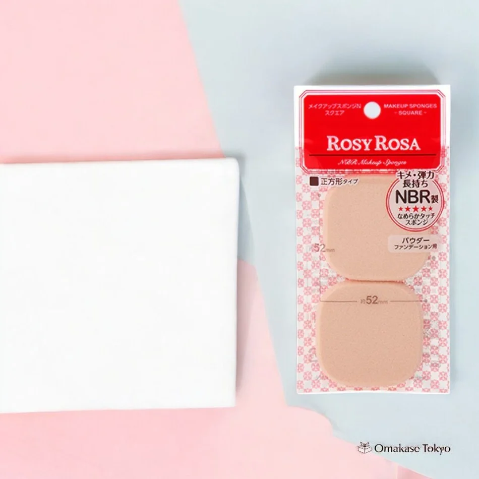 ROSY ROSA Makeup Sponge N (Square L, 2P) - Image 2