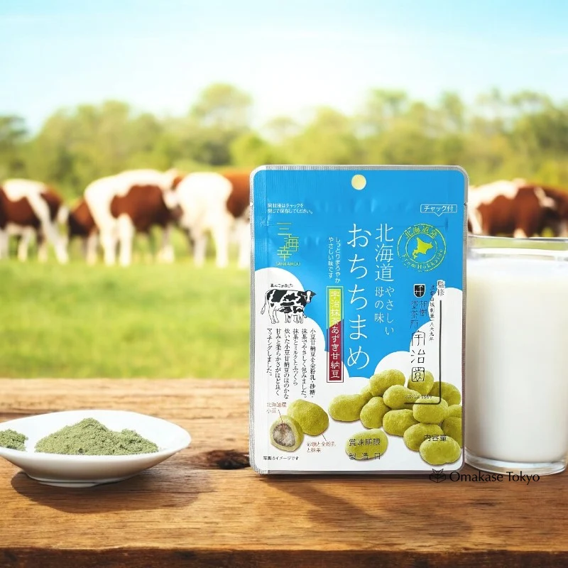 Sankaikou Uji Matcha Azuki Sweet Natto (3 Bags) - Image 2