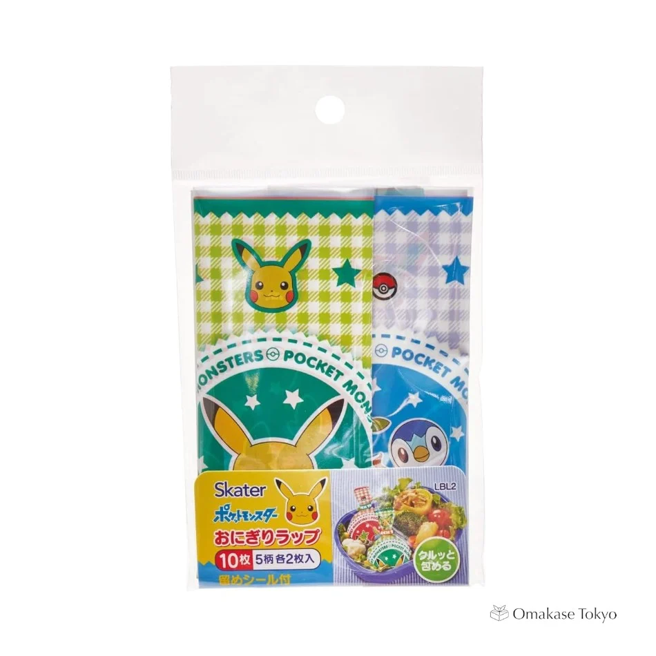 Skater Pokémon Onigiri Rice Ball Wrap 10 Pieces - Image 3