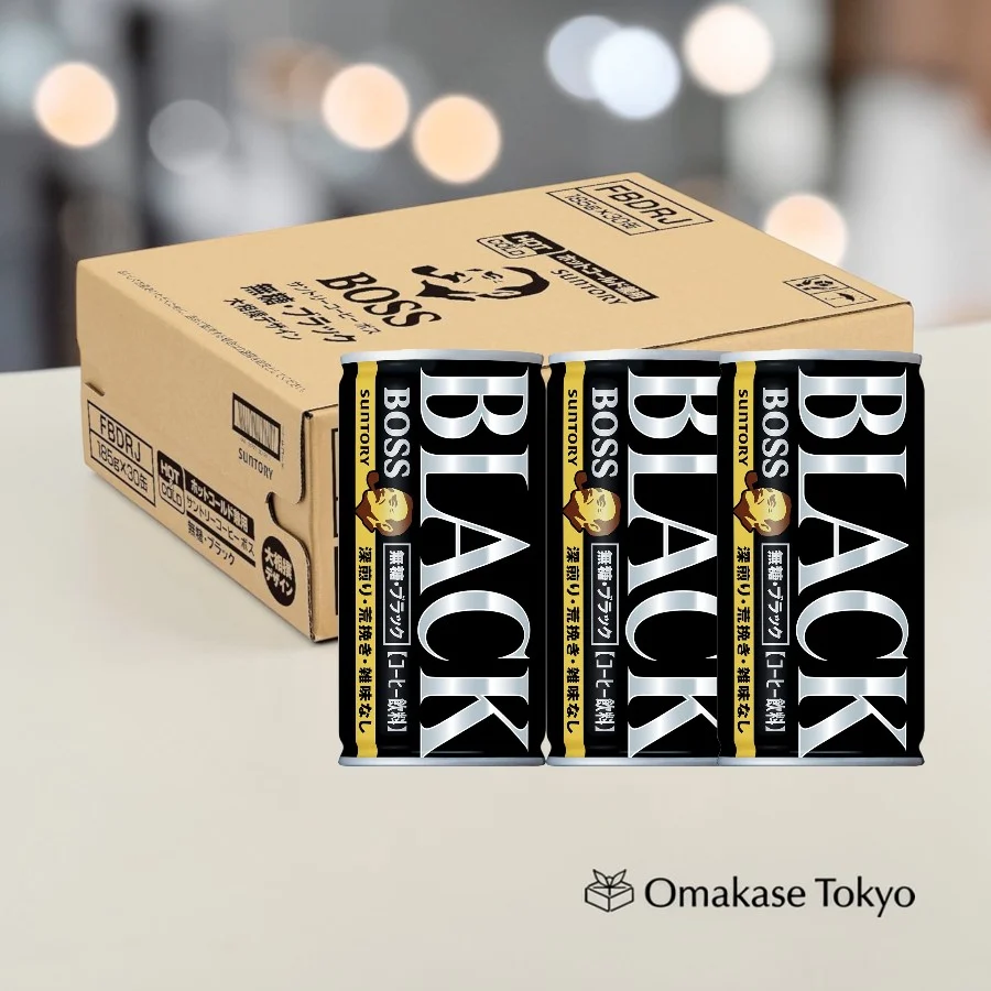 Suntory BOSS Sugar-Free Black Coffee 6.25 oz (185 g) × 30 Cans - Image 3