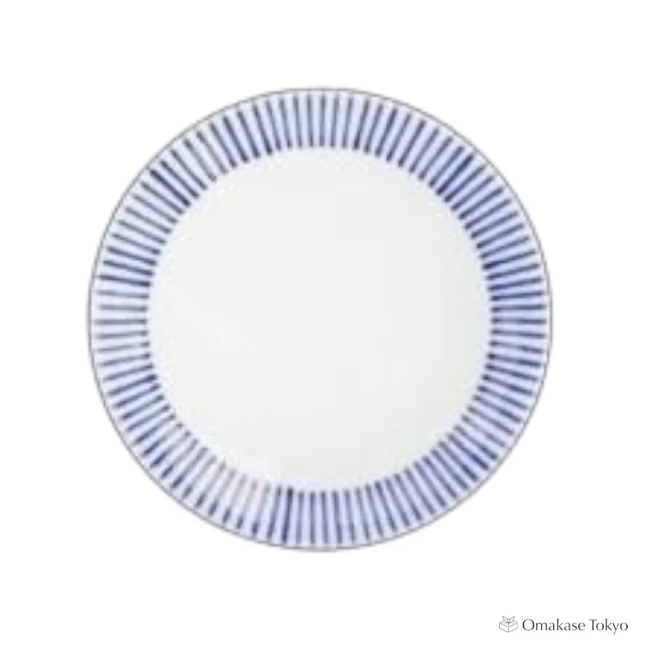 Tobeyaki Baizan Kiln 5 Sun Round Plate Tokusa - Image 3