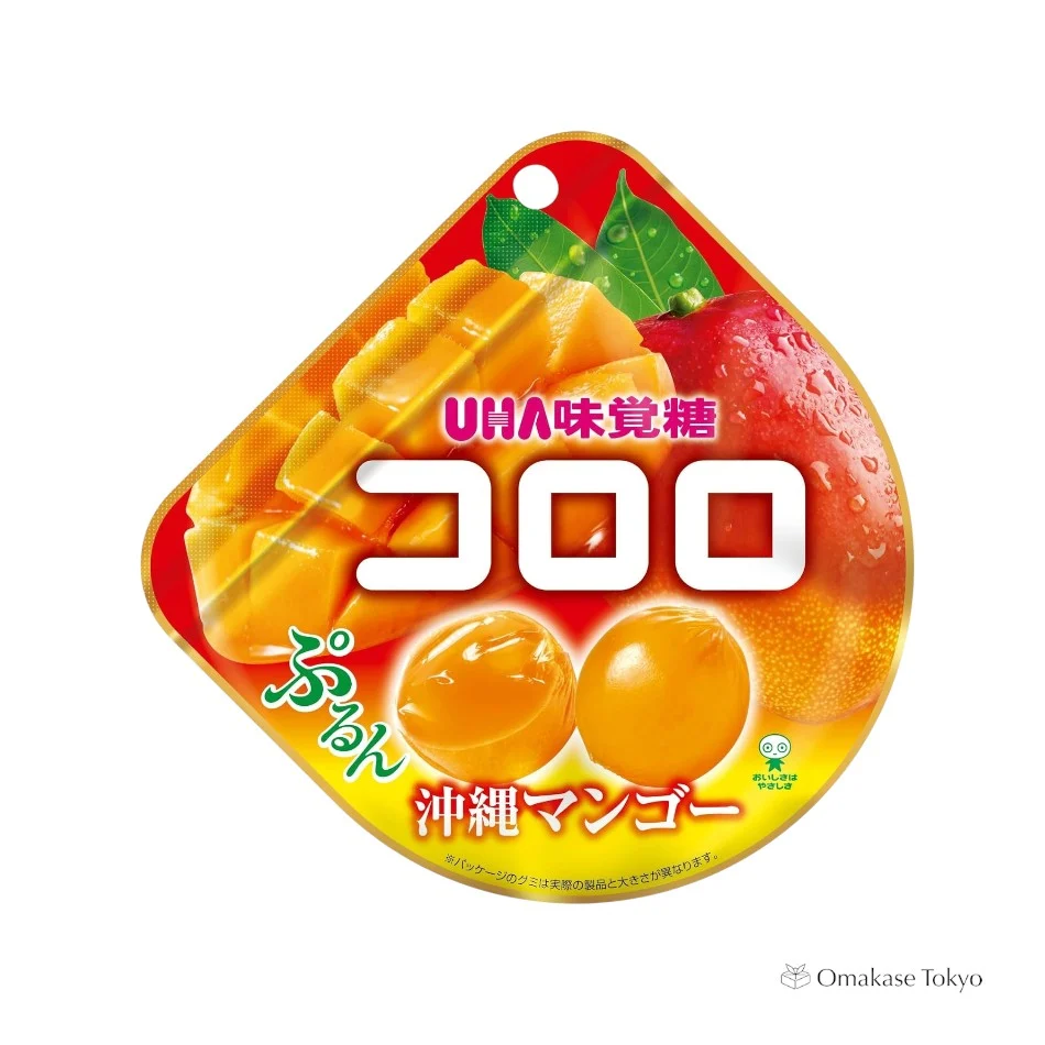 UHA Mikakuto Kororo Okinawa Mango, 40g x 6 Bags - Image 3