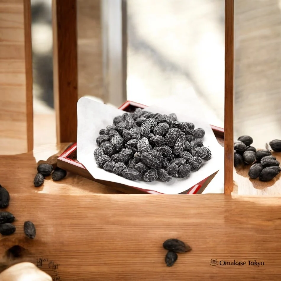 Yakuno Bussan Tanba Black Glazed Black Beans 200g - Image 2