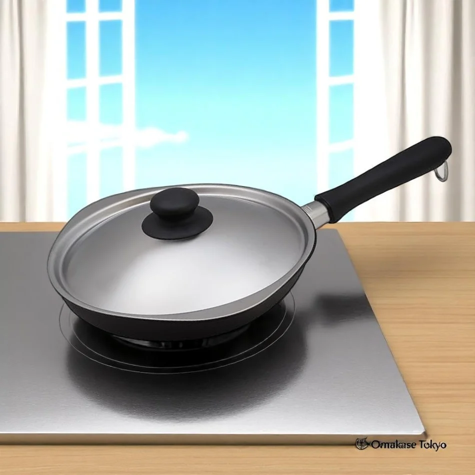 Yanagi Sori Magma Plate Iron Frying Pan 18 cm - Image 3