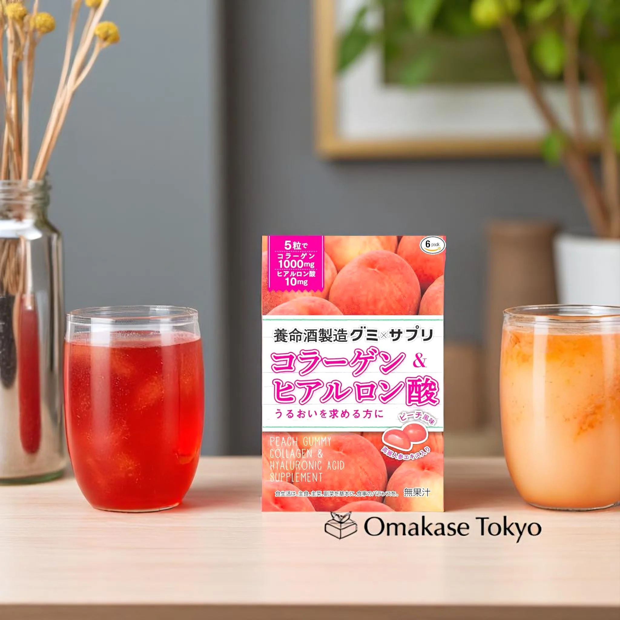 Yomeishu Collagen & Peach Gummies (6bags) - Image 4